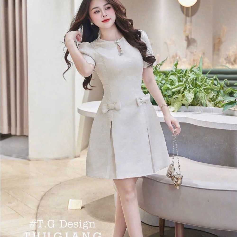 Elegant Cream Dress
